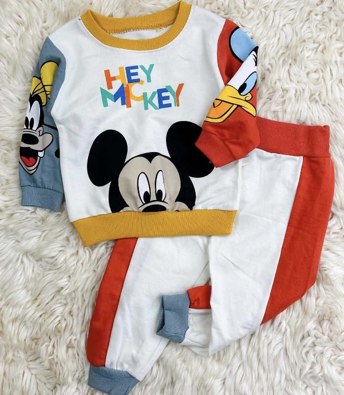 Bebek Takım Mickey Baskılı 9-24 Ay Arası