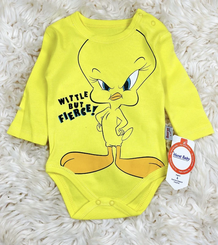 Bebek Badi Tweety Baskılı 3-12 Ay Arası