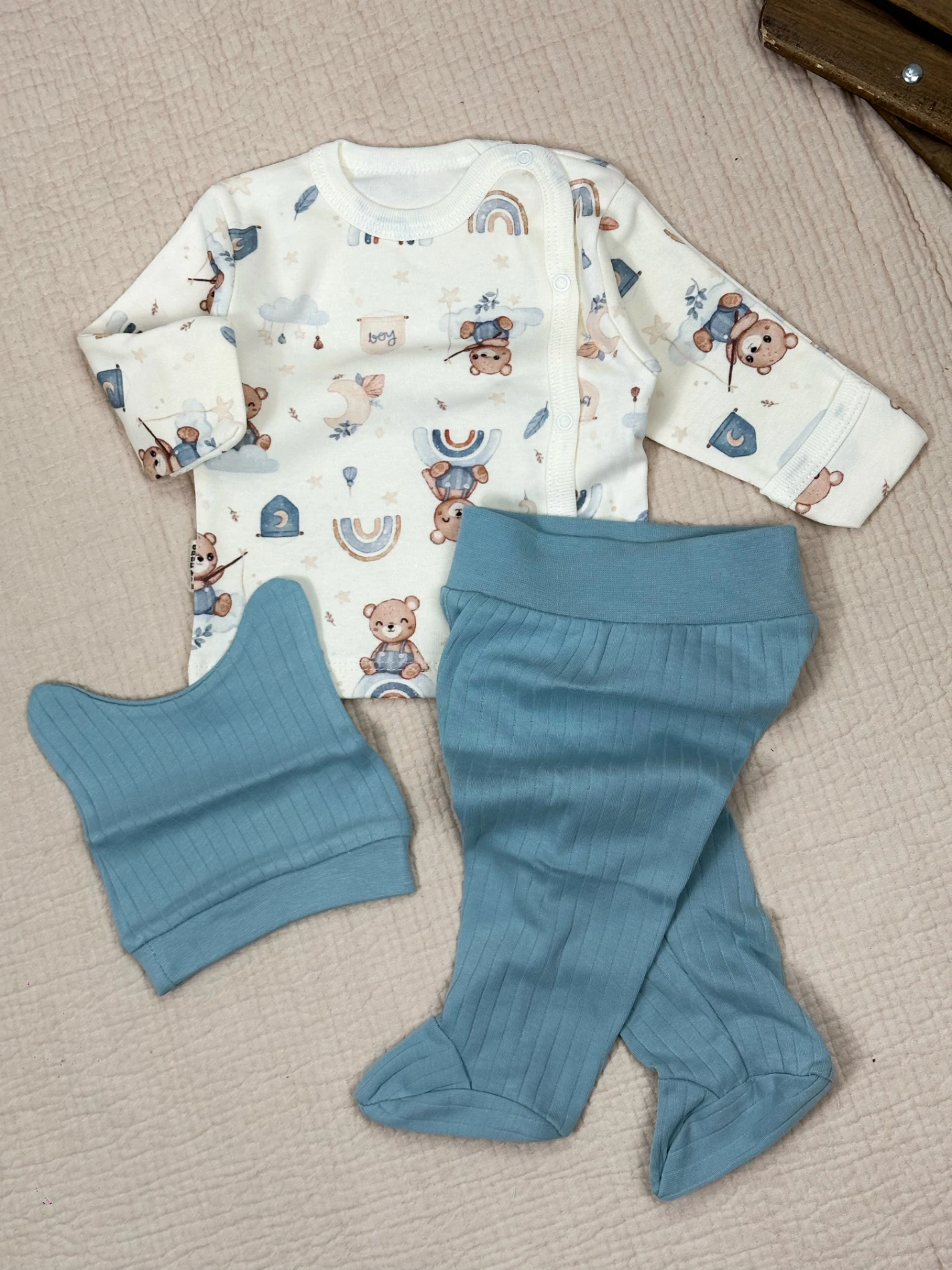 Bebek Pijama Takımı  0/3 Ay Arası 